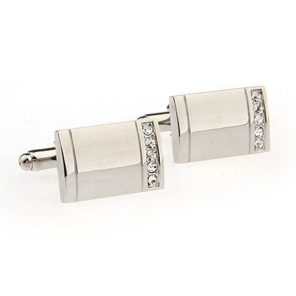 Crystal Zircon Cufflinks