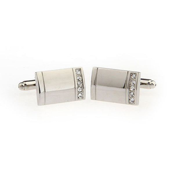 Crystal Zircon Cufflinks