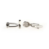 Sports Technology Plain Colour Metal Cufflinks