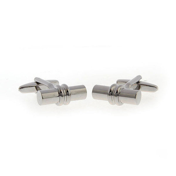 Plain Colour Metal Cufflinks