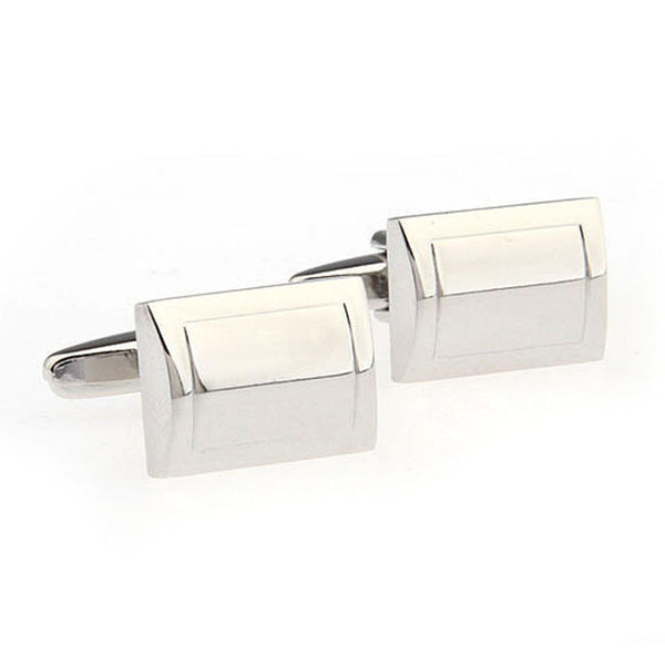 Plain Colour Metal Cufflinks