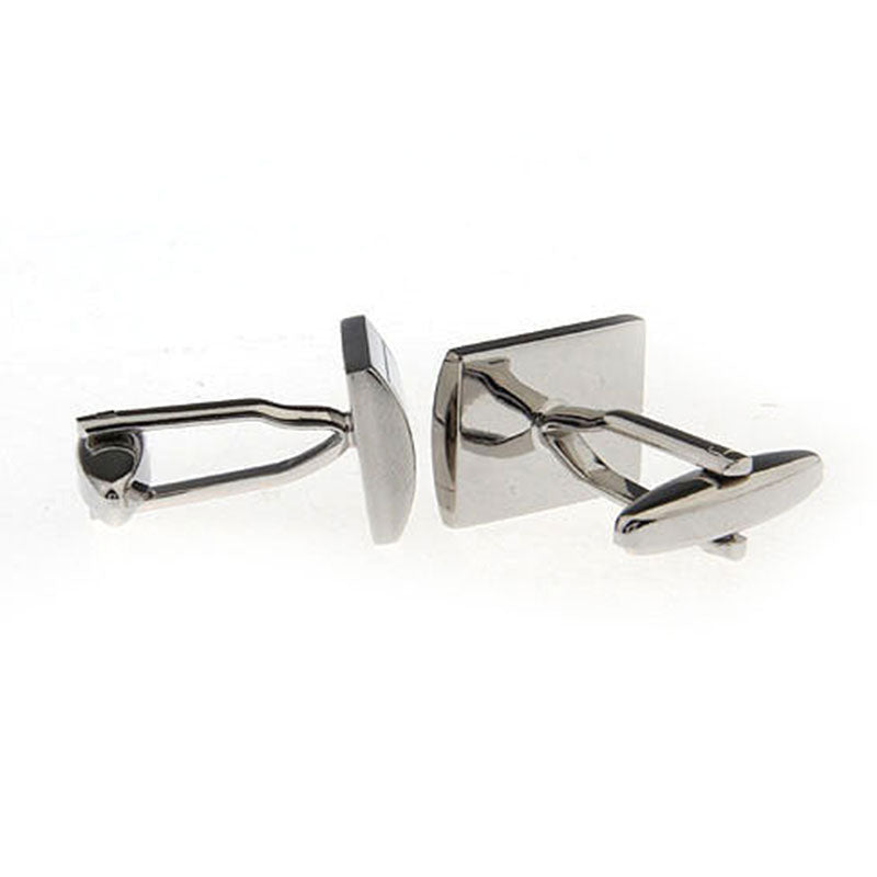 Plain Colour Metal Cufflinks