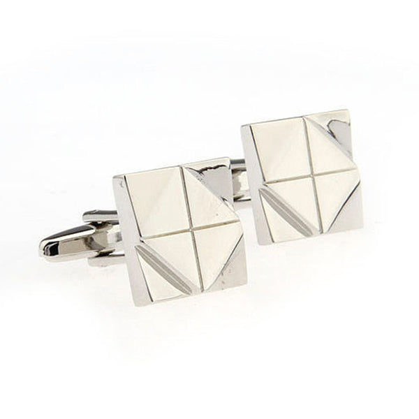 Plain Colour Metal Cufflinks