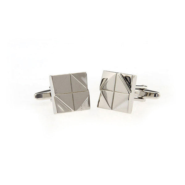 Plain Colour Metal Cufflinks