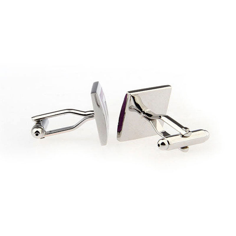 Enamel Dropping Glue Cufflinks