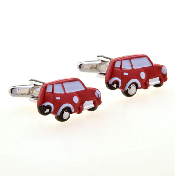 Car Logo Traffic Grease Baking Paint Cufflinks