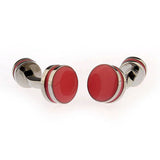 Enamel Dropping Glue Cufflinks