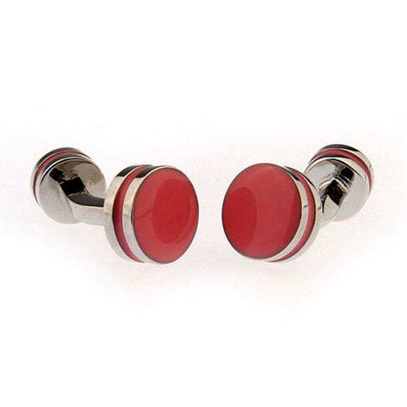 Enamel Dropping Glue Cufflinks