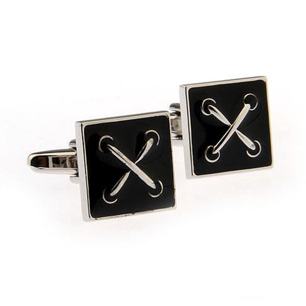 Enamel Dropping Glue Cufflinks