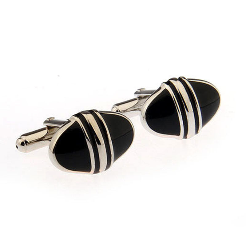 Enamel Dropping Glue Cufflinks