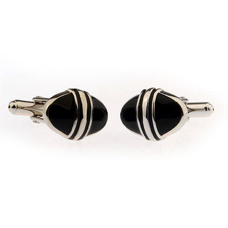Enamel Dropping Glue Cufflinks
