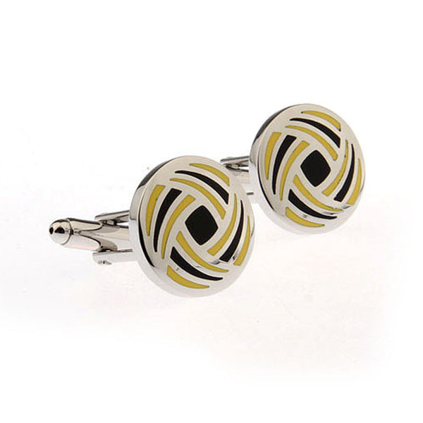 Enamel Dropping Glue Cufflinks