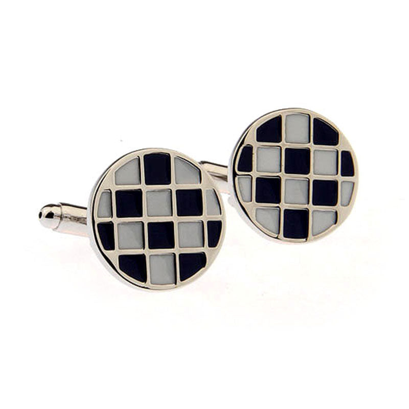 Enamel Dropping Glue Cufflinks