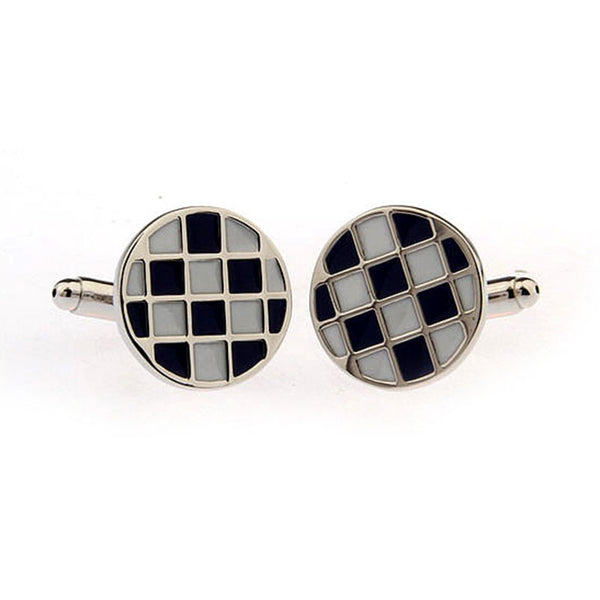 Enamel Dropping Glue Cufflinks