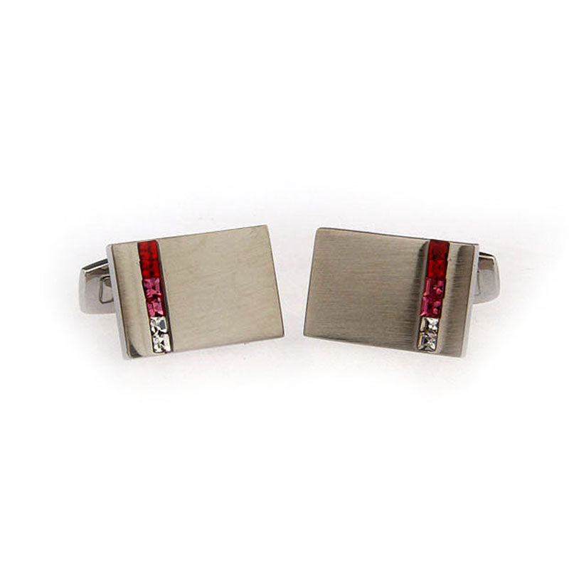 Crystal Zircon Cufflinks