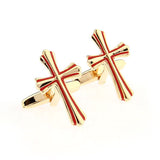 Festivals Wedding Reception Enamel Dropping Glue Cufflinks