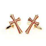 Festivals Wedding Reception Enamel Dropping Glue Cufflinks