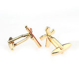 Festivals Wedding Reception Enamel Dropping Glue Cufflinks