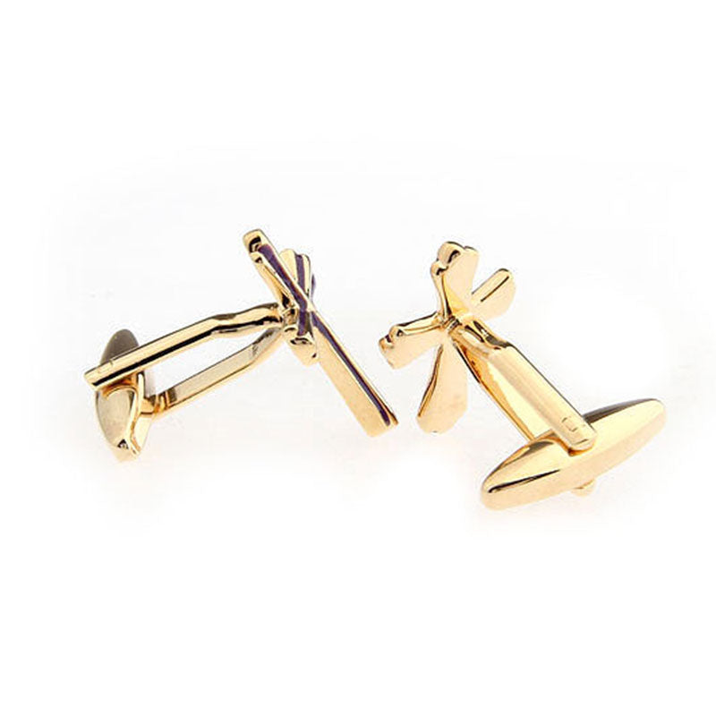 Festivals Wedding Reception Enamel Dropping Glue Cufflinks