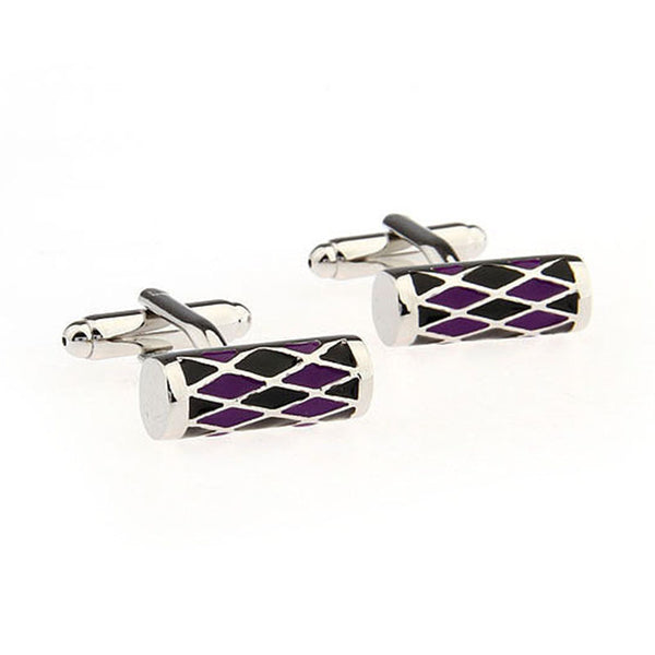 Enamel Dropping Glue Cufflinks