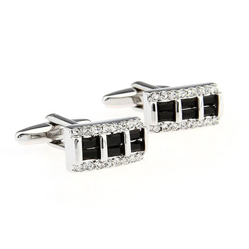 Crystal Zircon Cufflinks