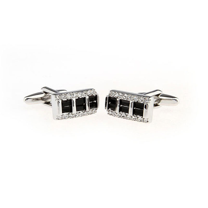 Crystal Zircon Cufflinks