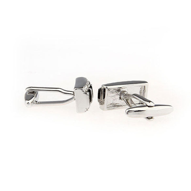 Crystal Zircon Cufflinks