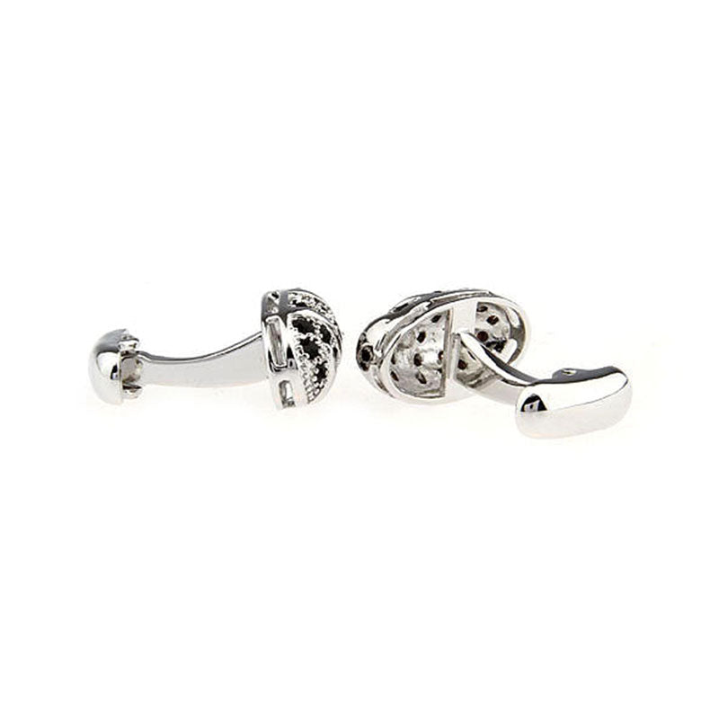 Crystal Zircon Cufflinks