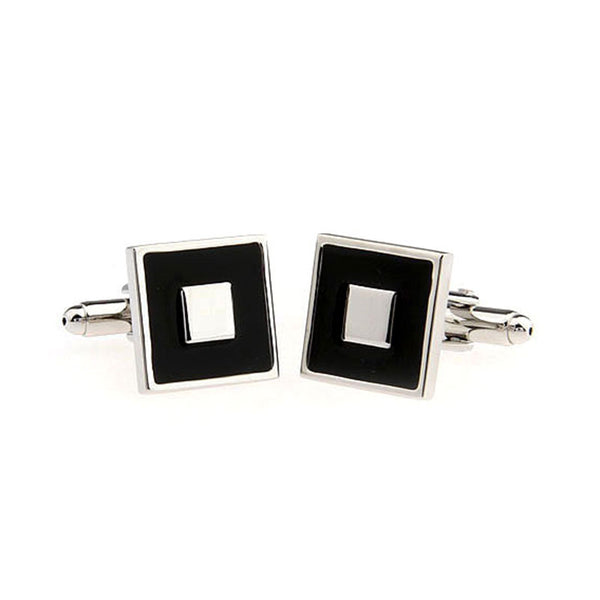 Enamel Dropping Glue Cufflinks
