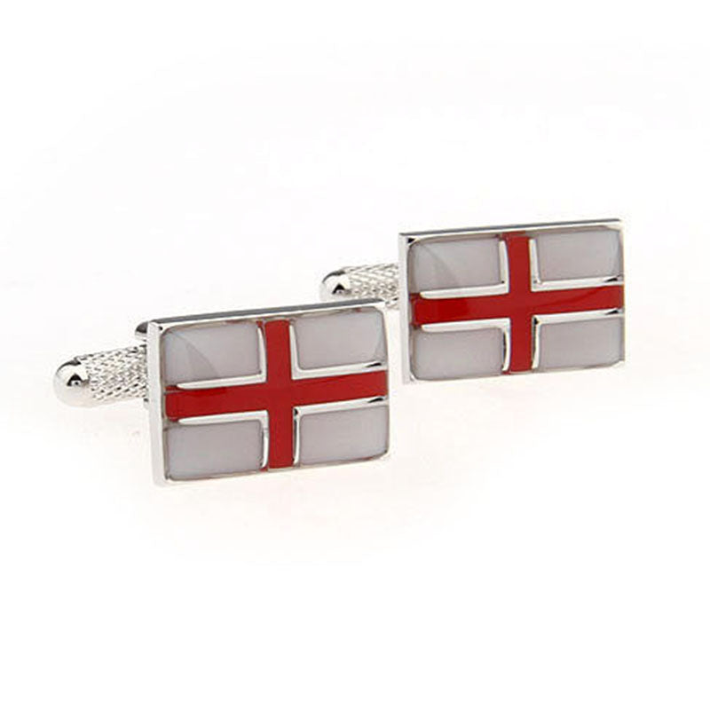 National Flag Music Enamel Dropping Glue Cufflinks