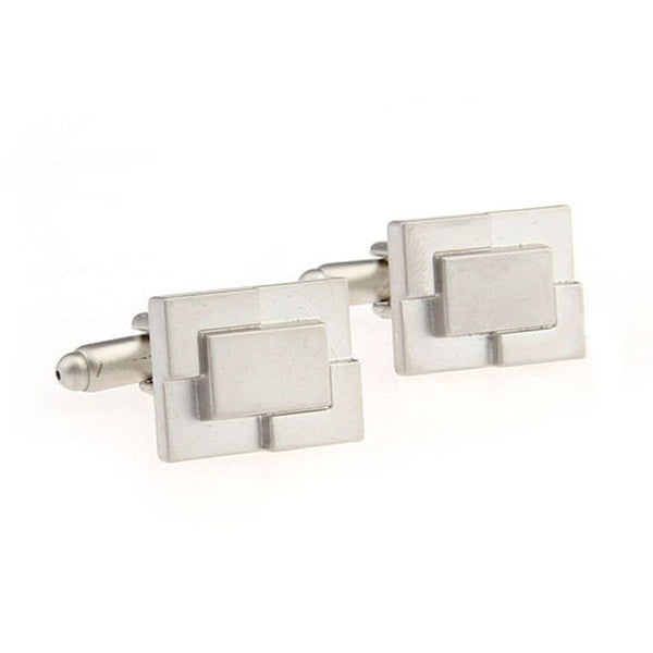 Plain Colour Metal Cufflinks
