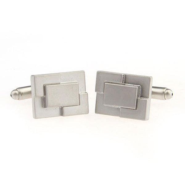 Plain Colour Metal Cufflinks