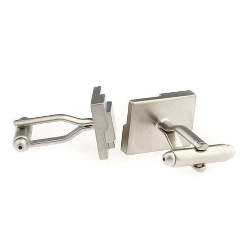 Plain Colour Metal Cufflinks