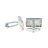 Crystal Zircon Cufflinks