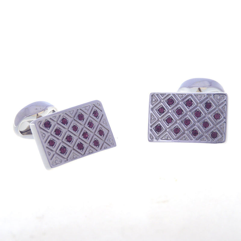Crystal Zircon Cufflinks