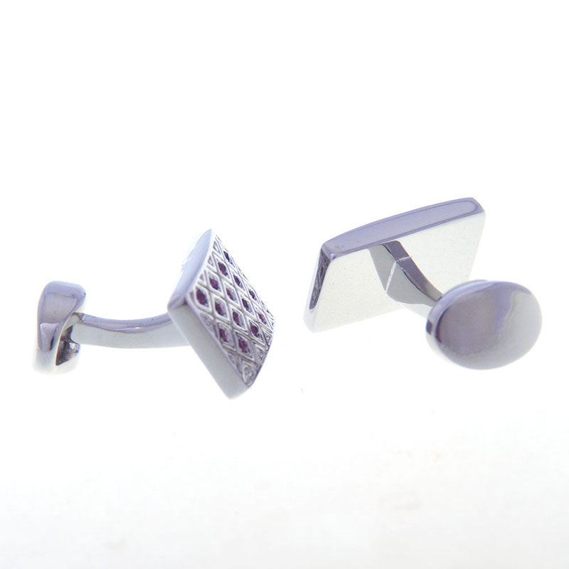 Crystal Zircon Cufflinks