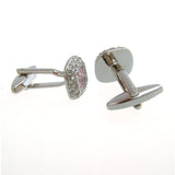 Crystal Zircon Cufflinks