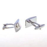 Crystal Zircon Cufflinks