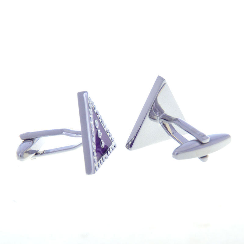 Crystal Zircon Cufflinks