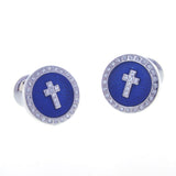 Crystal Zircon Cufflinks