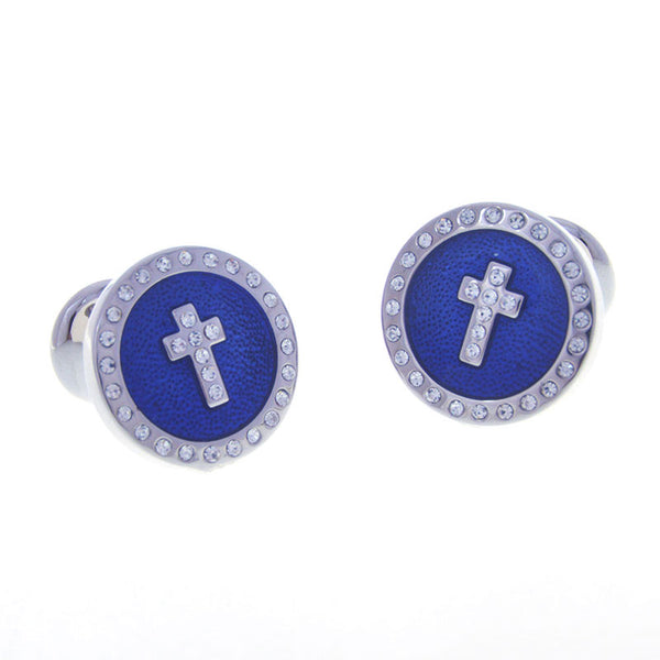 Crystal Zircon Cufflinks