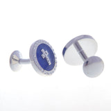 Crystal Zircon Cufflinks