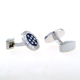 Crystal Zircon Cufflinks