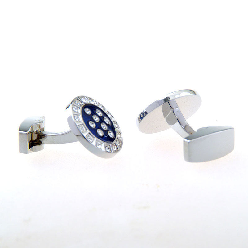 Crystal Zircon Cufflinks