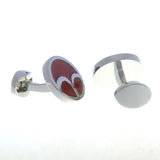 Enamel Dropping Glue Cufflinks