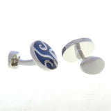 Enamel Dropping Glue Cufflinks