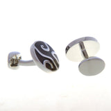 Enamel Dropping Glue Cufflinks