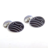 Enamel Dropping Glue Cufflinks