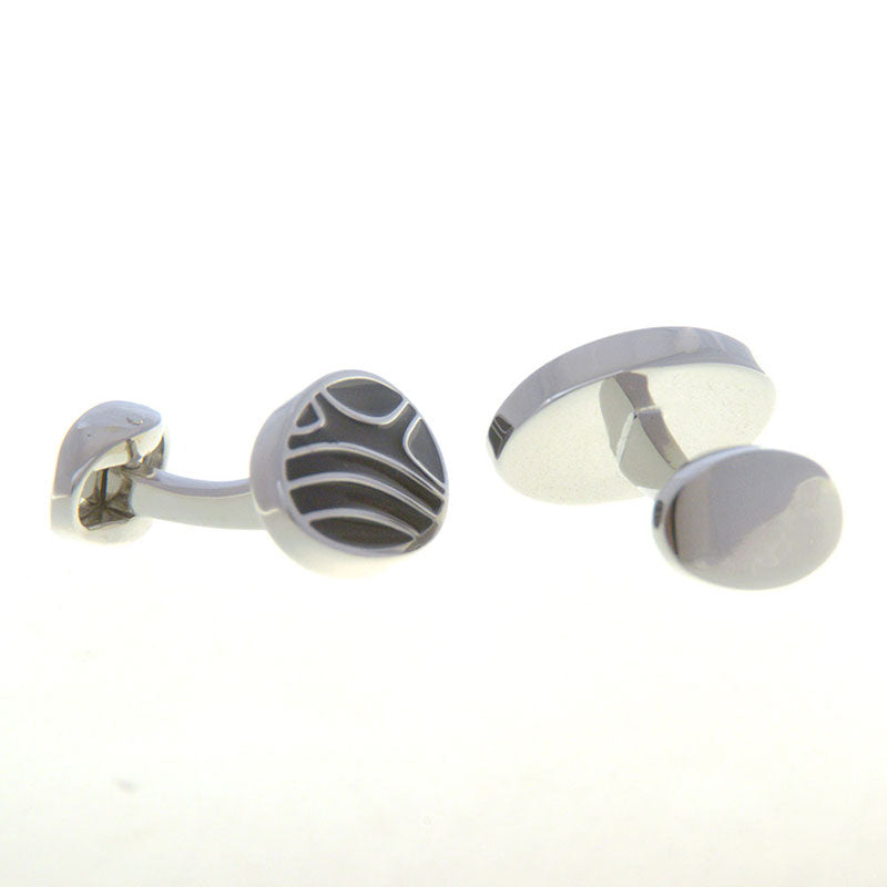 Enamel Dropping Glue Cufflinks