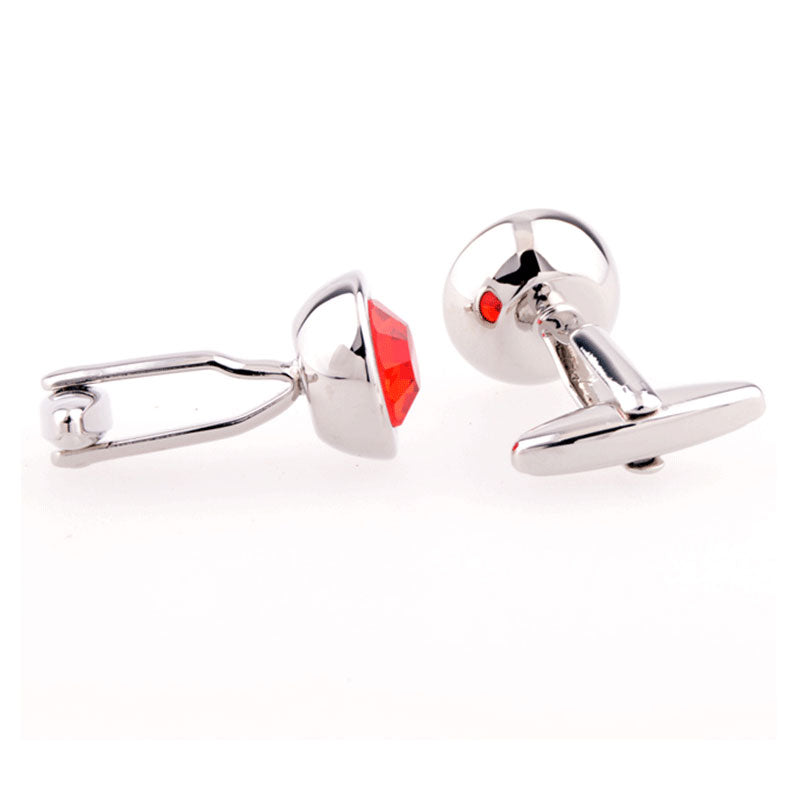 Crystal Zircon Cufflinks